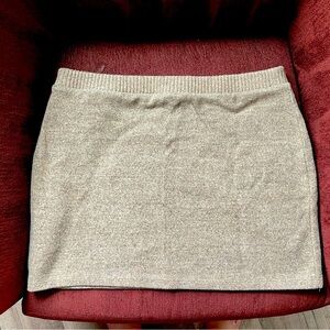 BNWOT ZARA above the knee brown Large Size Mini Skirt